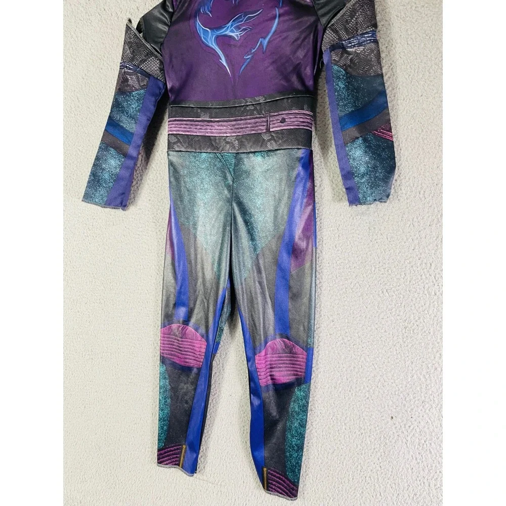 Disney Descendants 3 Mal Costume Jumpsuit Kids Size S/P (4-6X) Halloween - Picture 6 of 11